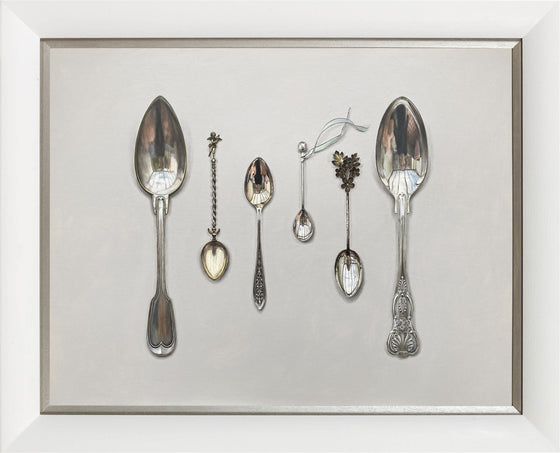 Silverware Arrangement with Cherub Spoon