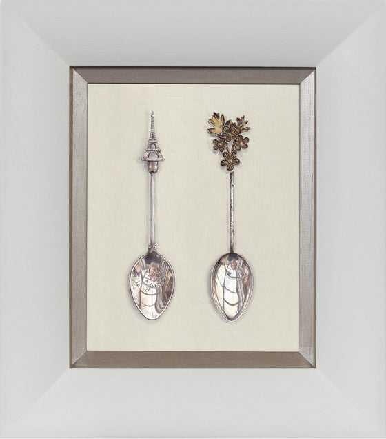 Paris and Flower Spoons