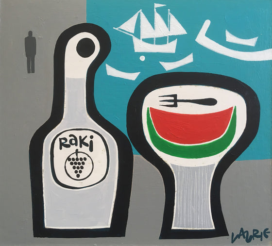 Raki, Melon and Boats