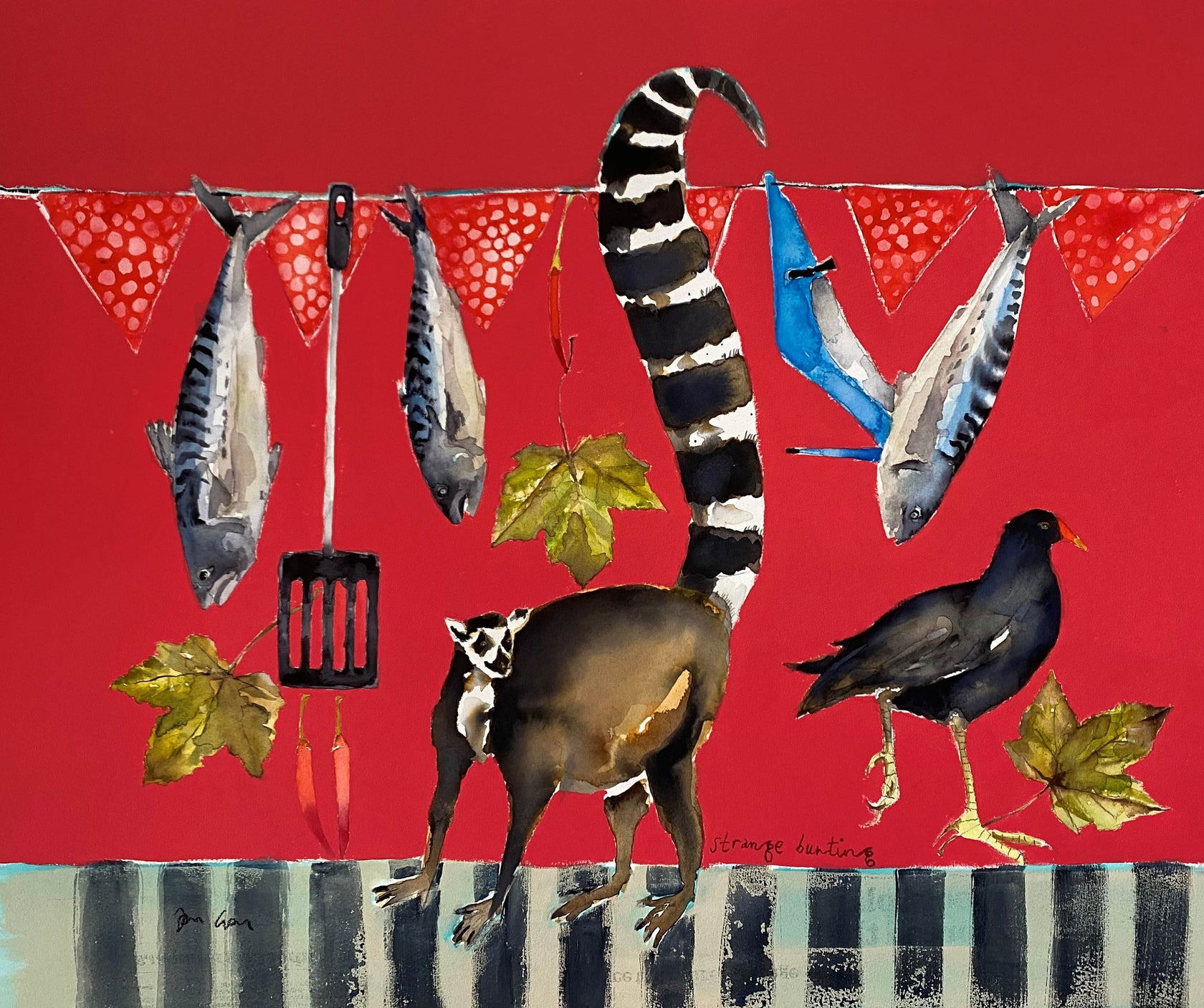 janice-gray-contemporary-scottish-artist-strange-bunting-panter-and